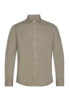 Selected Slhregbond-Garment Dyed Shirt Ls Grön