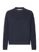 Selected Slflaurina Oc Ls Knit O-Neck Marinblå