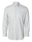 Selected Slhslimsoho-Ethan Aop Shirt Ls Multi/patterned