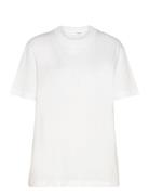 Selected Slfaria Ss Embroidery Tee Vit