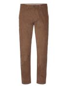Selected Slh196-Straight Miles Cord Pants W Noos Brun