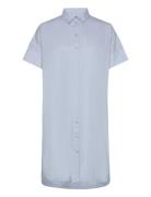 Selected Slfblair 2/4 Short Shirt Dress Noos Blå