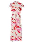 Selected Slfmarine Ss Aop Ankle Dress B Rosa