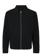 Selected Slhliam Zip Jacket Flex Svart