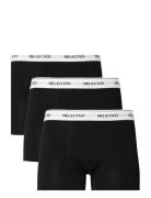 Selected Slhliam 3-Pack Trunk Noos Svart