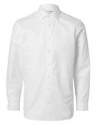 Selected Slhslim-Ethan Shirt Ls Spread Noos Vit
