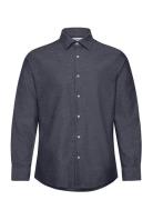 Selected Slhreg-Bond Knitted Shirt Ls Grå
