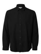 Selected Slhreg-Owen Flannel Mix Shirt Ls Svart