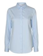 Selected Slfromie Ls Fitted Shirt Noos Blå