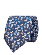 Selected Slhpreben Silk Tie Blå