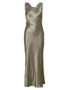 Selected Slfselene Sl Cowl Back Midi Dress B Silver