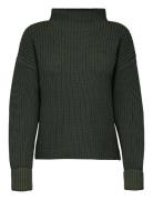 Selected Slfselma Ls Knit Pullover Grön