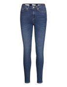 Selected Slfsophia Mw Skinny Dark Blu Jean U Noos Blå