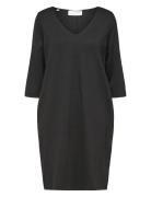 Selected Slfcaro-Tunni 3/4 Short Dress B Svart