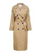 Selected Slfnew Bren Ls Trench Coat B Noos Beige