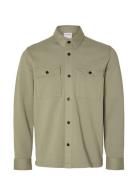 Selected Slhjackie Sweat Jacket Noos Khaki Green