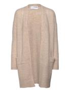 Selected Slflulu New Ls Knit Long Cardigan B Noos Grå