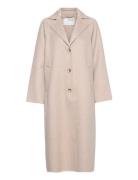 Selected Slfnew Tama Handmade Wool Coat B Noos Beige
