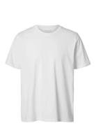 Selected Slhaspen Ss O-Neck Tee Noos Vit