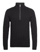 Selected Slhryan Structure Half Zip Svart