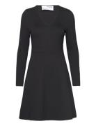 Selected Slfmaxine Ls Short Dress Svart