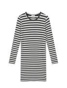 Mads Nørgaard 5X5 Classic Stripe Dubina Short Dress Svart