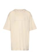 Mango Seam Detail T-Shirt Kräm