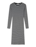 Mads Nørgaard 2X2 Cotton Stripe Duba Dress Blå