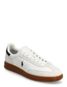 Polo Ralph Lauren Bedford Leather-Suede Sneaker Kräm