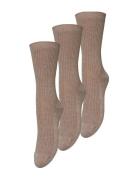 Becksöndergaard Telma Solid Sock 3 Pack Beige