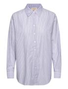 FREE/QUENT Shirt From Freequent In A Soft, Striped Material Embellishe...