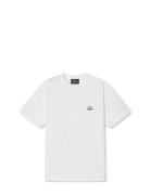 Mads Nørgaard Cotton Jersey Frode Logo Tee Fav Vit