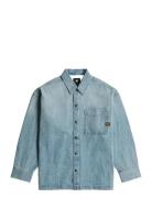 G-Star RAW Boxy Fit Shirt Ls Blå
