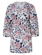 YAS Yaskelly 7/8 Wrap Dress - D2D Rosa