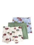 Lindex Boxer 3 Pack Aop Fire Engine H Multi/patterned