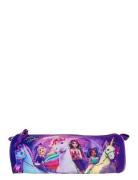 Einhorn Unicorn Academy, Rundt Penalhus, 22 X 7 Cm Lila