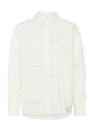 Soaked In Luxury Sljoa Bow Shirt Ls Vit