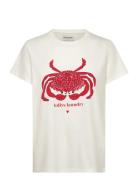 Lollys Laundry Romall Crab Tee Ss Vit