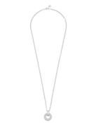 SNÖ Of Sweden Liz Double Ring Crystal Pendant Neck 45 Silver