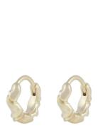 SNÖ Of Sweden Wave Small Ring Ear Guld