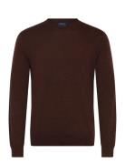 Polo Ralph Lauren Slim Fit Washable Wool Crewneck Sweater Brun