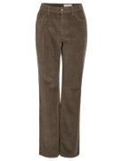 NOISY MAY Nmcord Yolanda Nw Wide Leg Corduroy Brun
