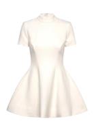 Bardot Zephyra Collar Mini Dress Vit