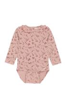 Minymo Body Ls Aop Rosa