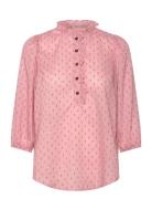FREE/QUENT Blouse From Freequent In A Light Material With Jacquard Pat...