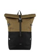 SANDQVIST Icon Rolltop Backpack L Gul
