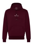 Polo Ralph Lauren Logo Double-Knit Hoodie Burgundy
