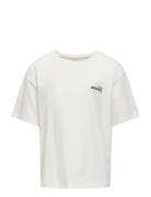 Kids Only Koghelen Life S/S Loose Tee Jrs Noos Vit