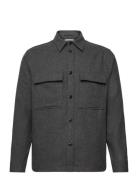 J. Lindeberg Flat Wool Overshirt Grå