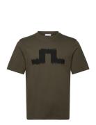 J. Lindeberg Parcie Seasonal Tee Khaki Green